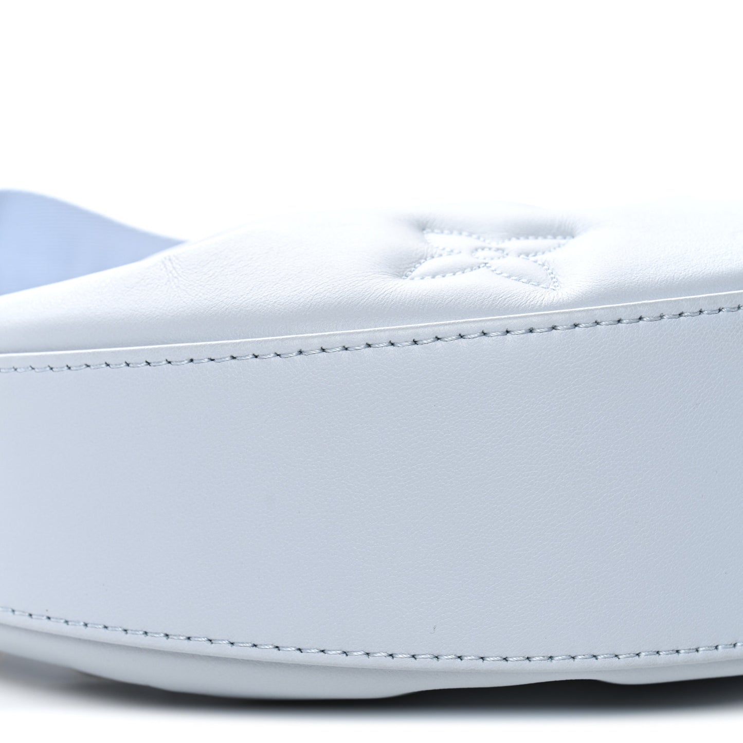 Calfskin Bubblegram Over The Moon Ice Blue