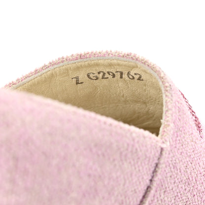 Chanel Toile Sequin CC Espadrilles 37 Pink Dark Pink 9 of 9