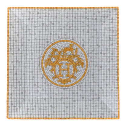 Hermes Porcelain Mosaique au 24 Square Plate 1 of 4