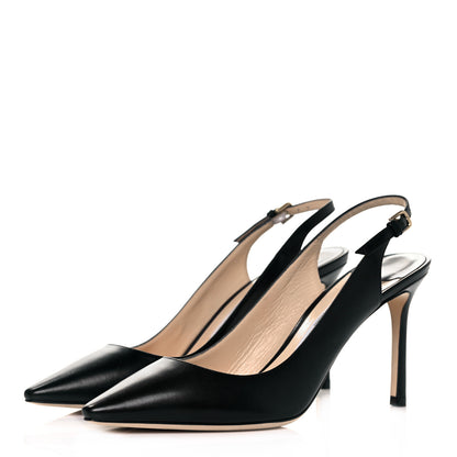 Jimmy Choo Kid Erin 85 Pumps 39.5 Black 3 of 9