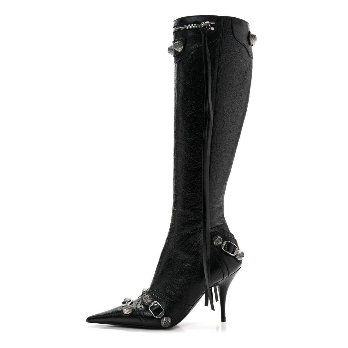 Agneau Arena Spike Spiked Cagole 90mm Boots 35 Black