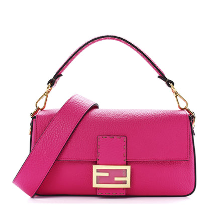 Fendi Cuoio Romano Selleria Baguette Fuxia 1 of 12