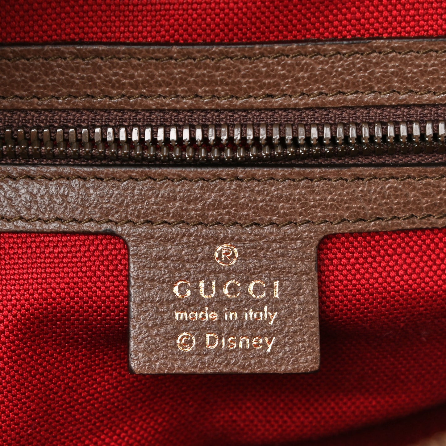 X DISNEY GG Supreme Monogram Donald Duck Small Interlocking G Dome Backpack Beige Multicolor New Acero
