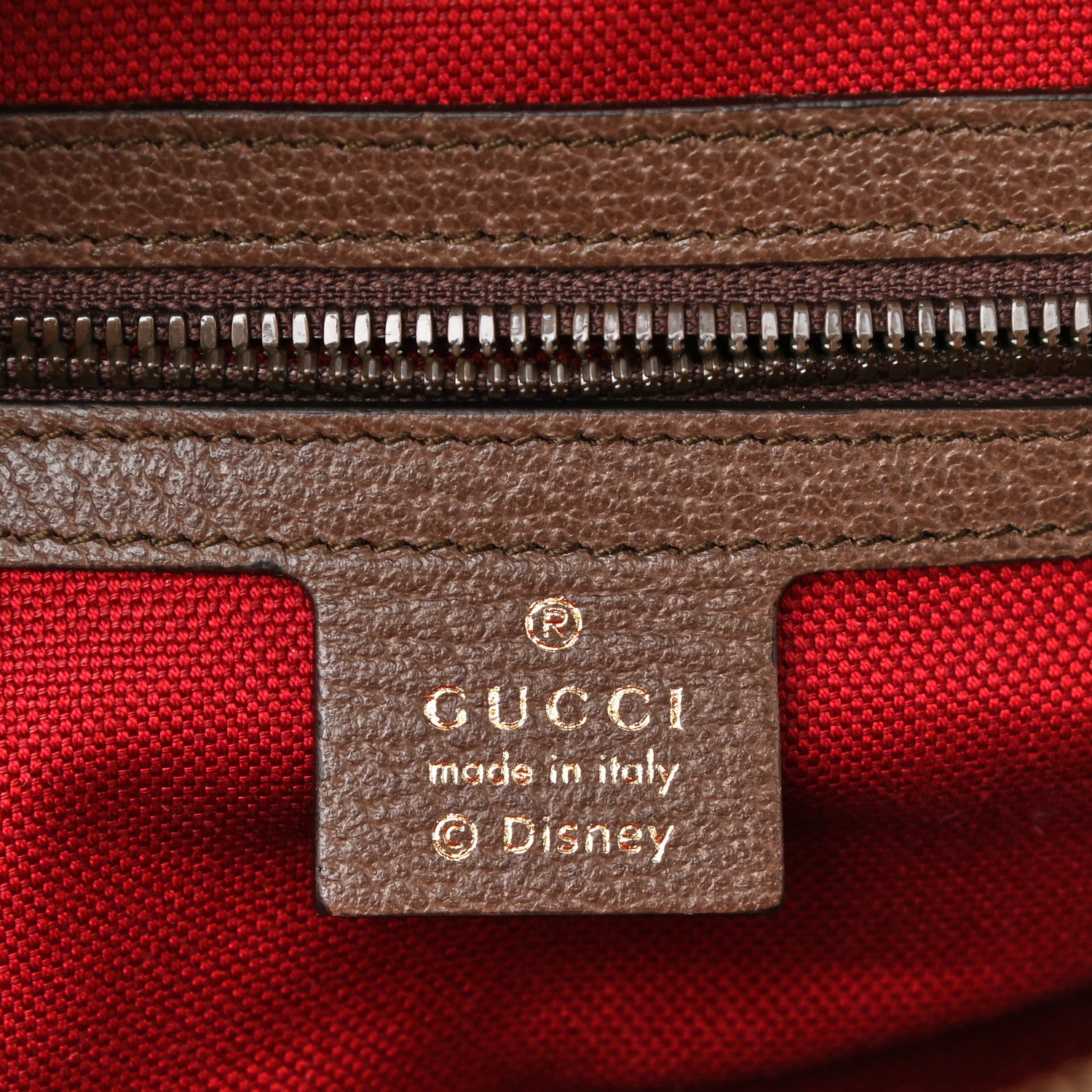 Gucci X DISNEY GG Supreme Monogram Donald Duck Small Interlocking G Dome Backpack Beige Multicolor New Acero 6 of 8