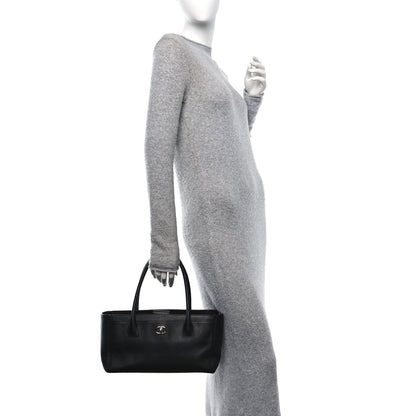 Chanel Calfskin Small Cerf Executive Shopper Tote Black 3 of 13