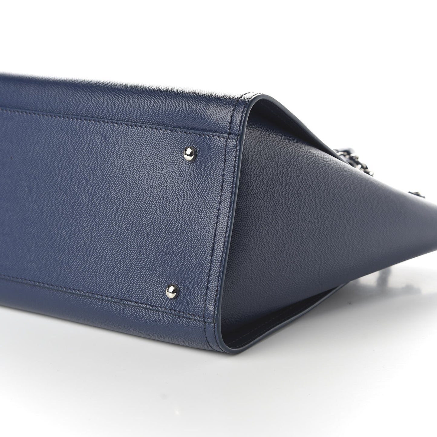 Caviar Small Studded Deauville Tote Navy