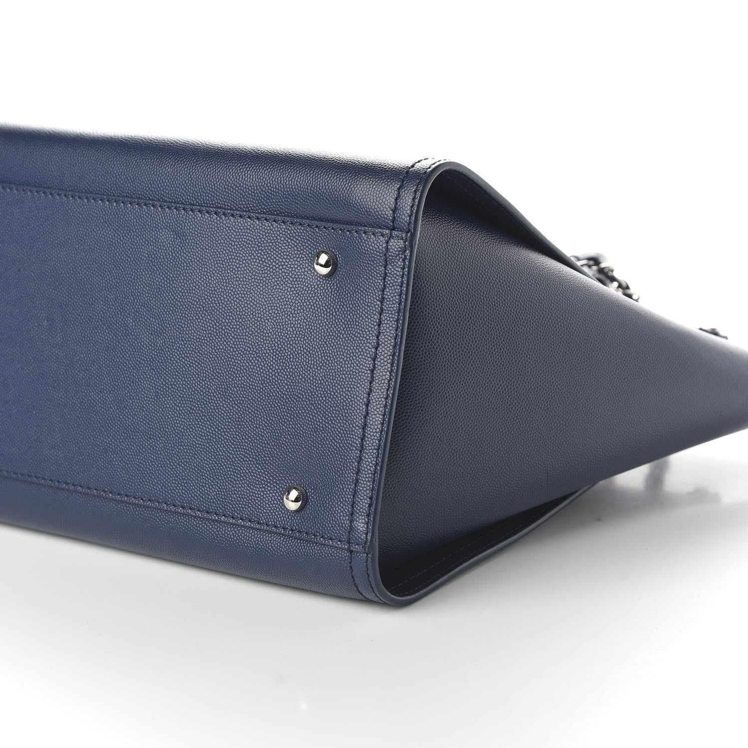 Chanel Caviar Small Studded Deauville Tote Navy 8 of 10