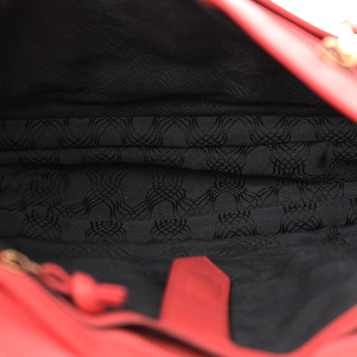 Lambskin Medium PS1 Satchel Deep Coral