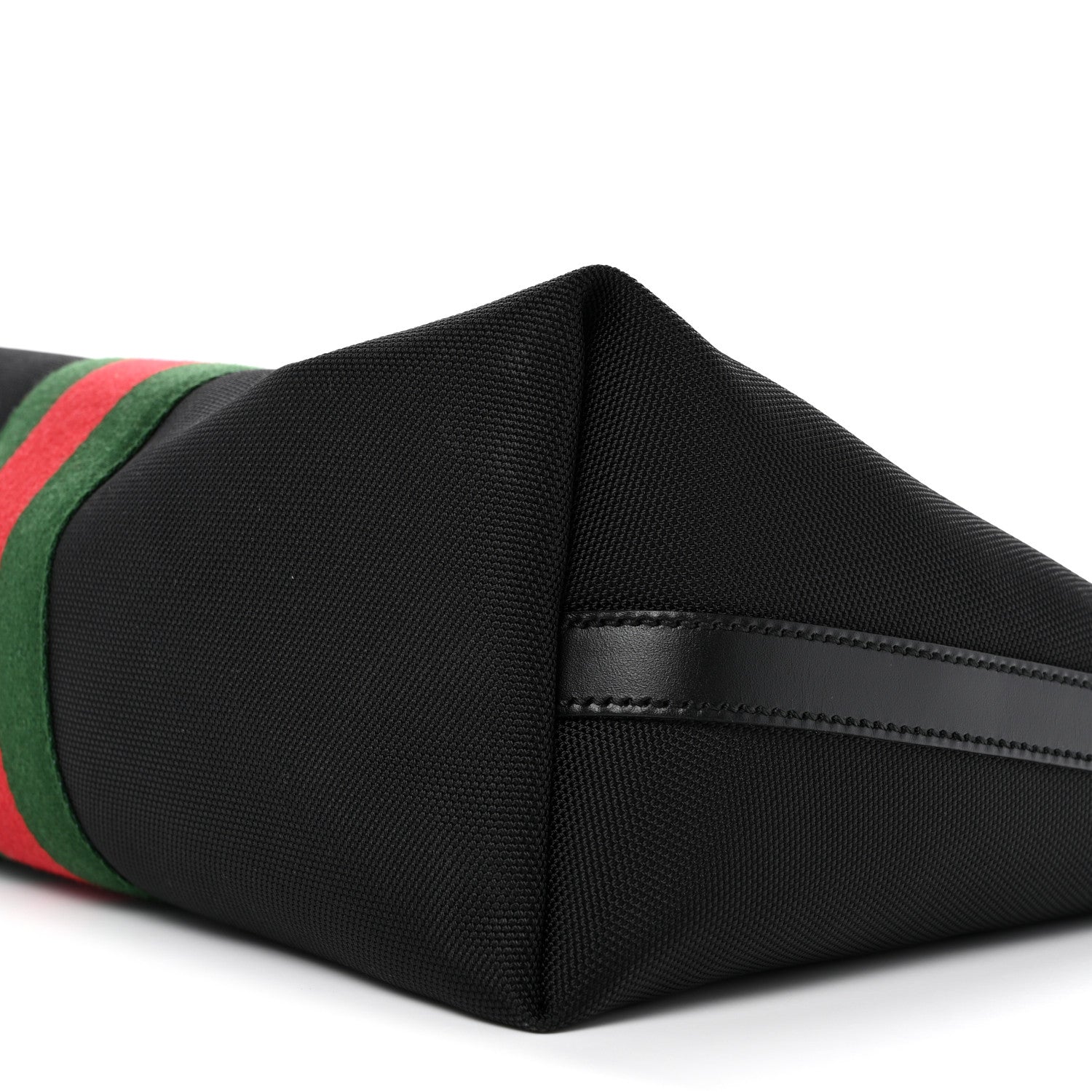 Gucci Techno Canvas Web Top Handle Shoulder Bag Black 1893707