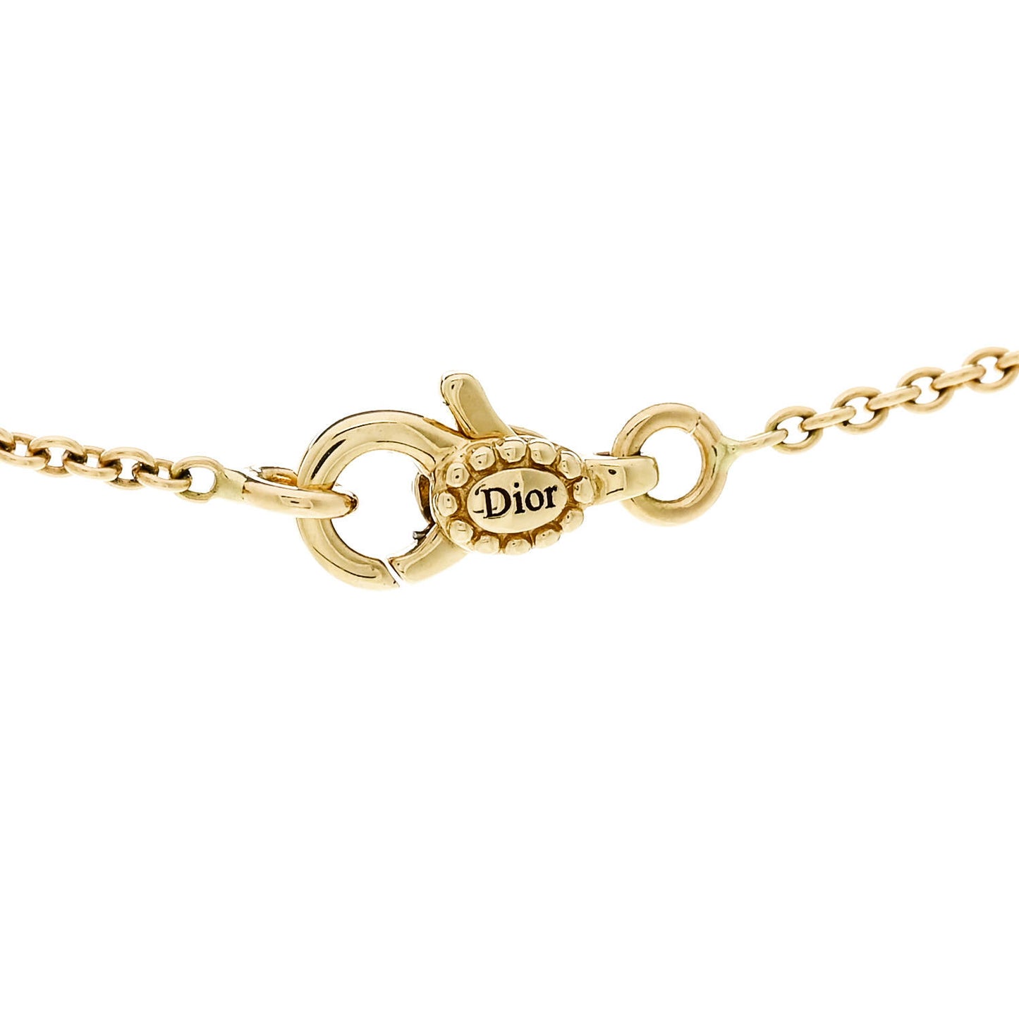 18K Yellow Gold Diamond Mother of Pearl Rose Des Vents Heart Necklace