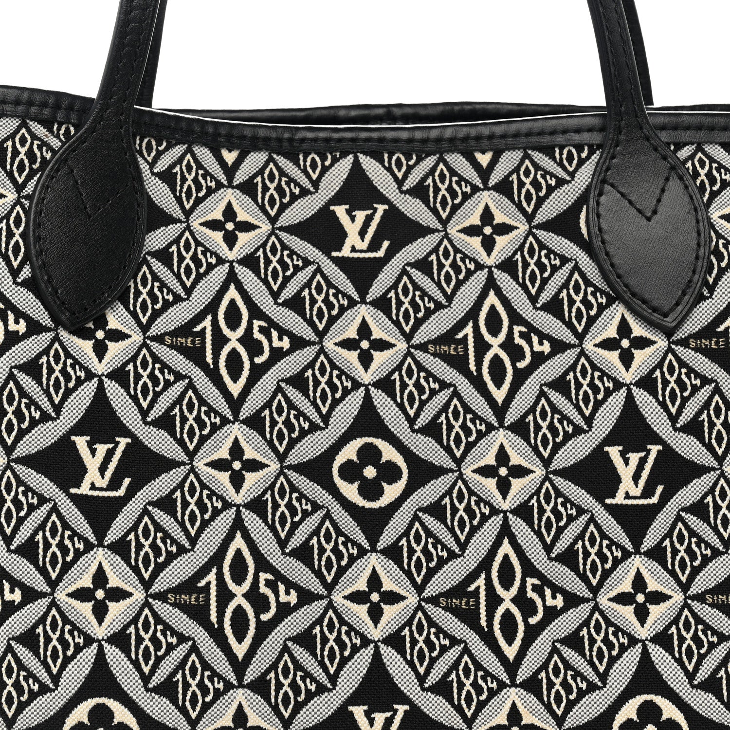 Louis Vuitton Jacquard Since 1854 Neverfull MM Grey 6 of 8