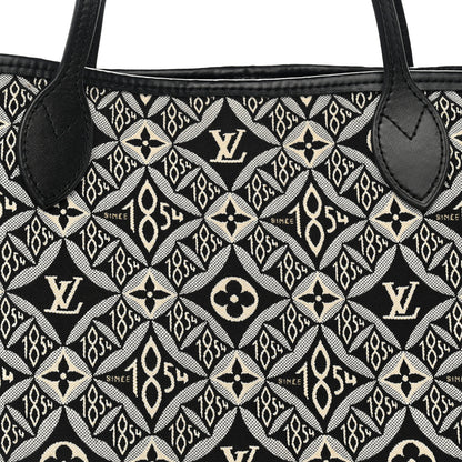 Louis Vuitton Jacquard Since 1854 Neverfull MM Grey 6 of 8