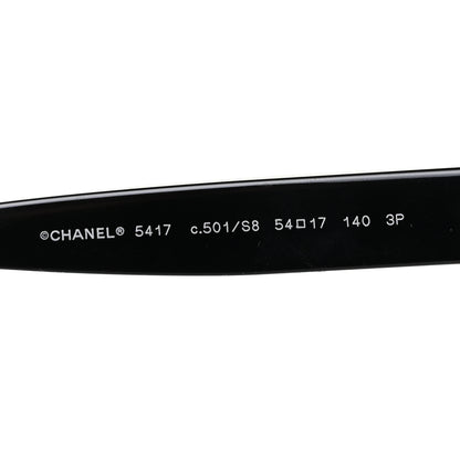 Chanel Acetate Polarized Square Sunglasses 5417 Black 6 of 7