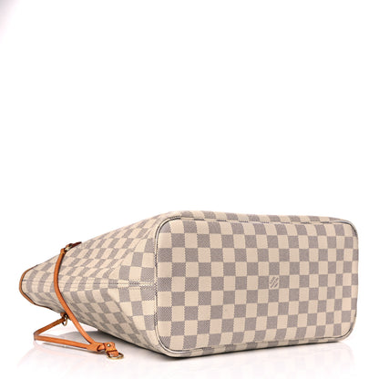 Louis Vuitton Damier Azur Neo Neverfull MM Rose Ballerine 3 of 16