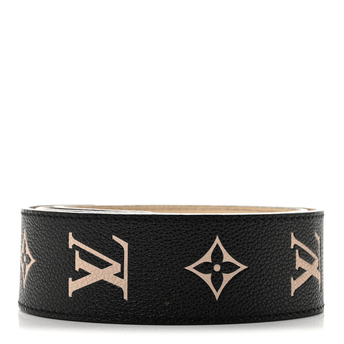 Empreinte Monogram Bandouliere Shoulder Strap Black Beige