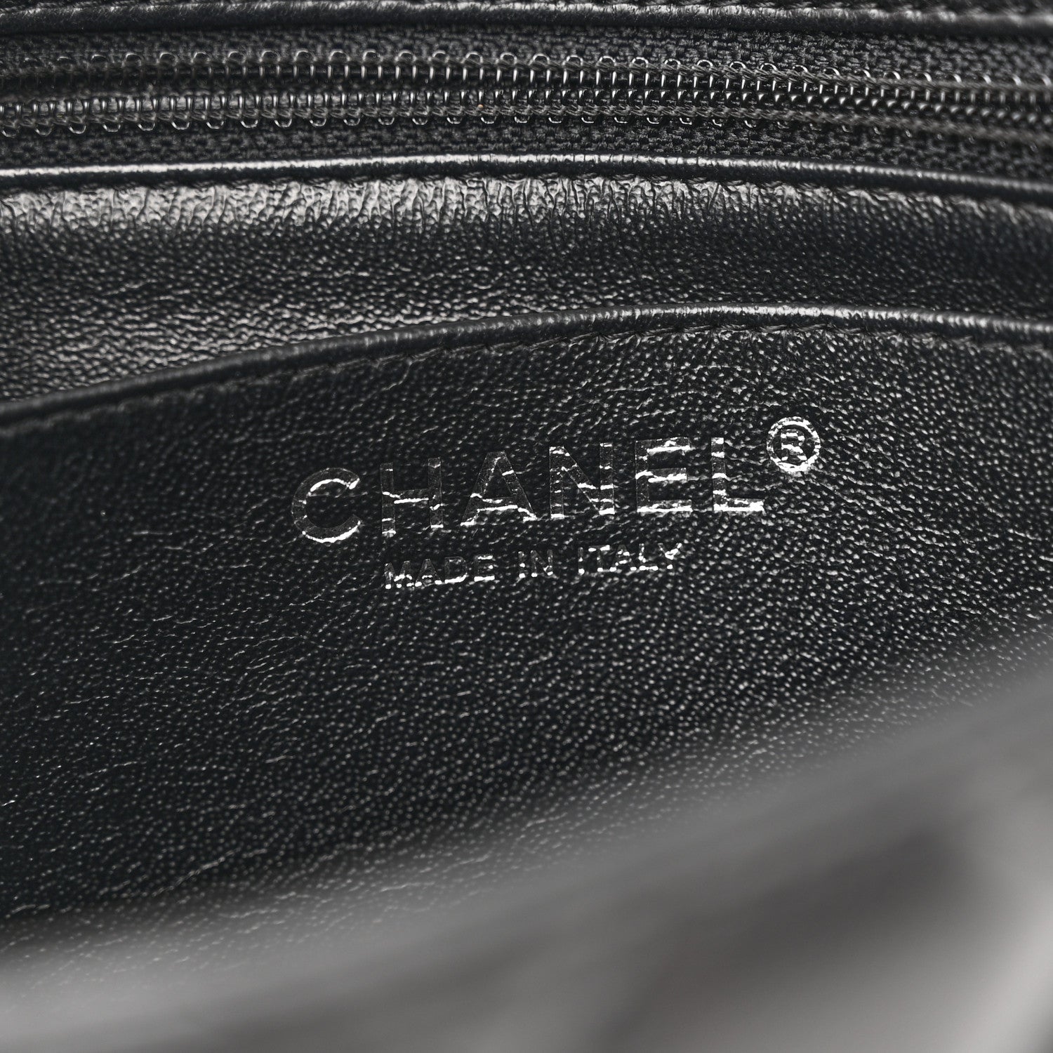 Chanel Lambskin Quilted Mini Square Flap Black 6 of 10