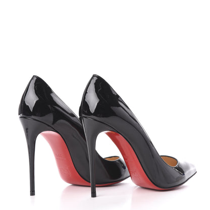Christian Louboutin Patent Pigalle Follies 100 Pumps 38.5 Black 4 of 9