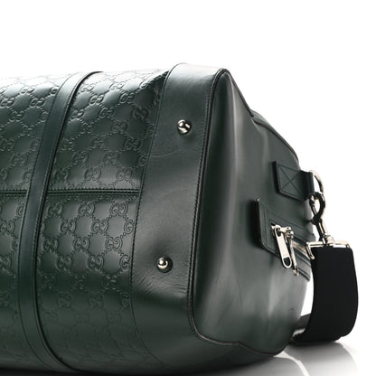 Gucci Guccissima Signature Medium Duffle Green 10 of 12