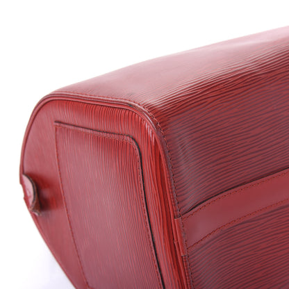 Louis Vuitton Epi Speedy 25 Castillan Red 8 of 10