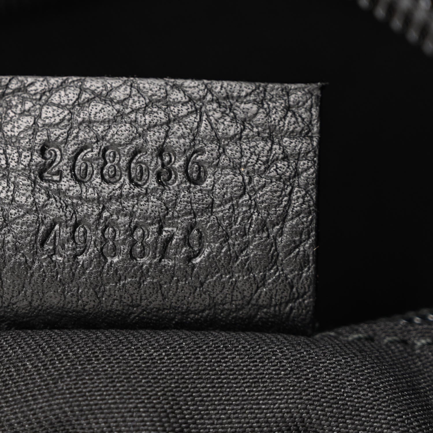 Gucci Denim Monogram Abbey D Ring Hobo Black 7 of 11