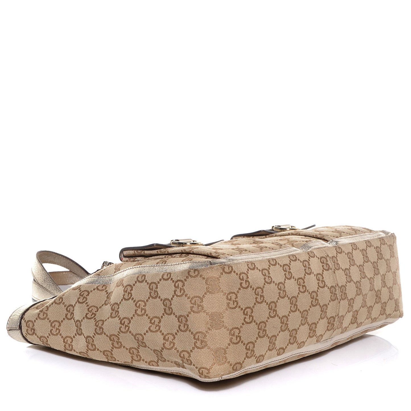 Monogram Abbey Tote Silver