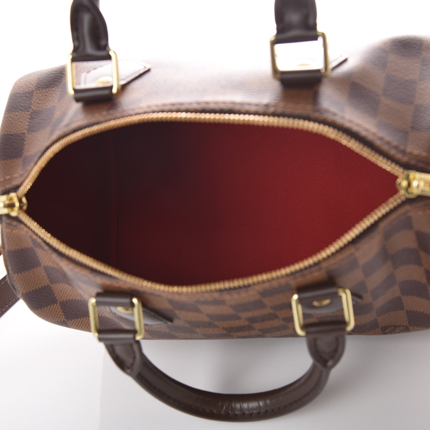 Louis Vuitton Damier Ebene Speedy Bandouliere 25 7 of 9