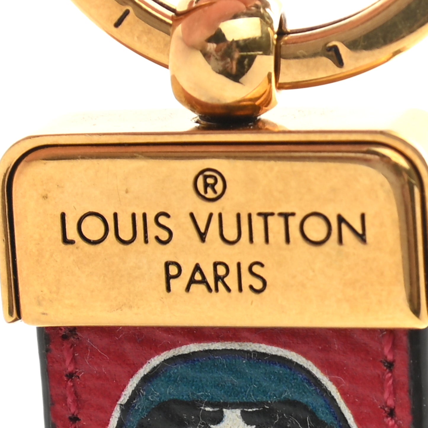 Monogram Illustre Kabuki Dragonne Key Ring
