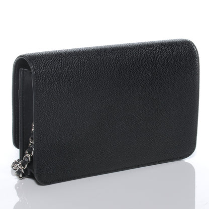 Chanel Caviar Wallet on Chain WOC Black 3 of 7