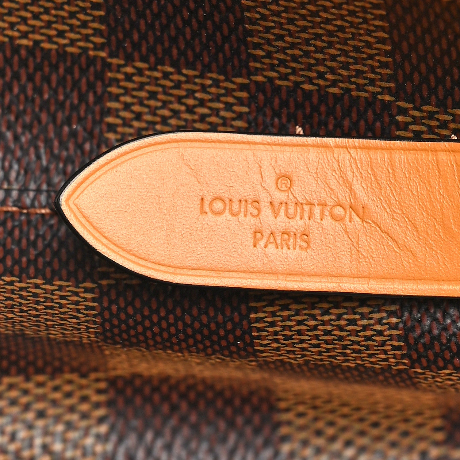 Louis Vuitton Damier Ebene Neonoe MM Safran 6 of 8