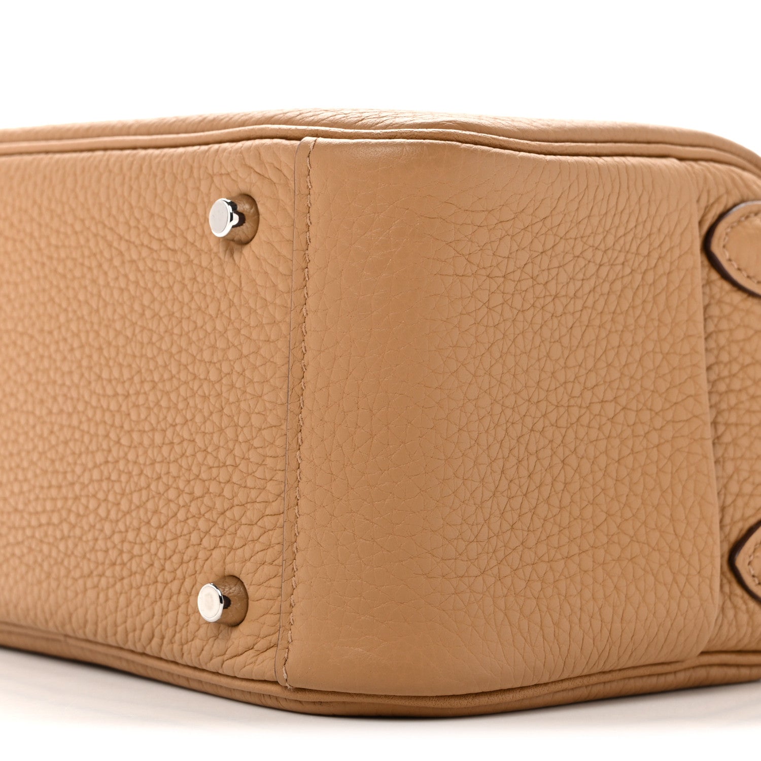 Hermes Taurillon Clemence Mini Lindy 20 Biscuit 10 of 11
