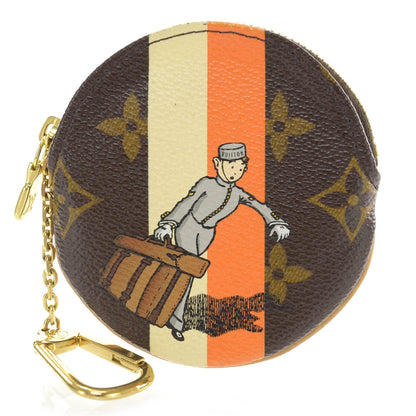 Louis Vuitton Monogram Groom Round Coin Purse 1 of 9