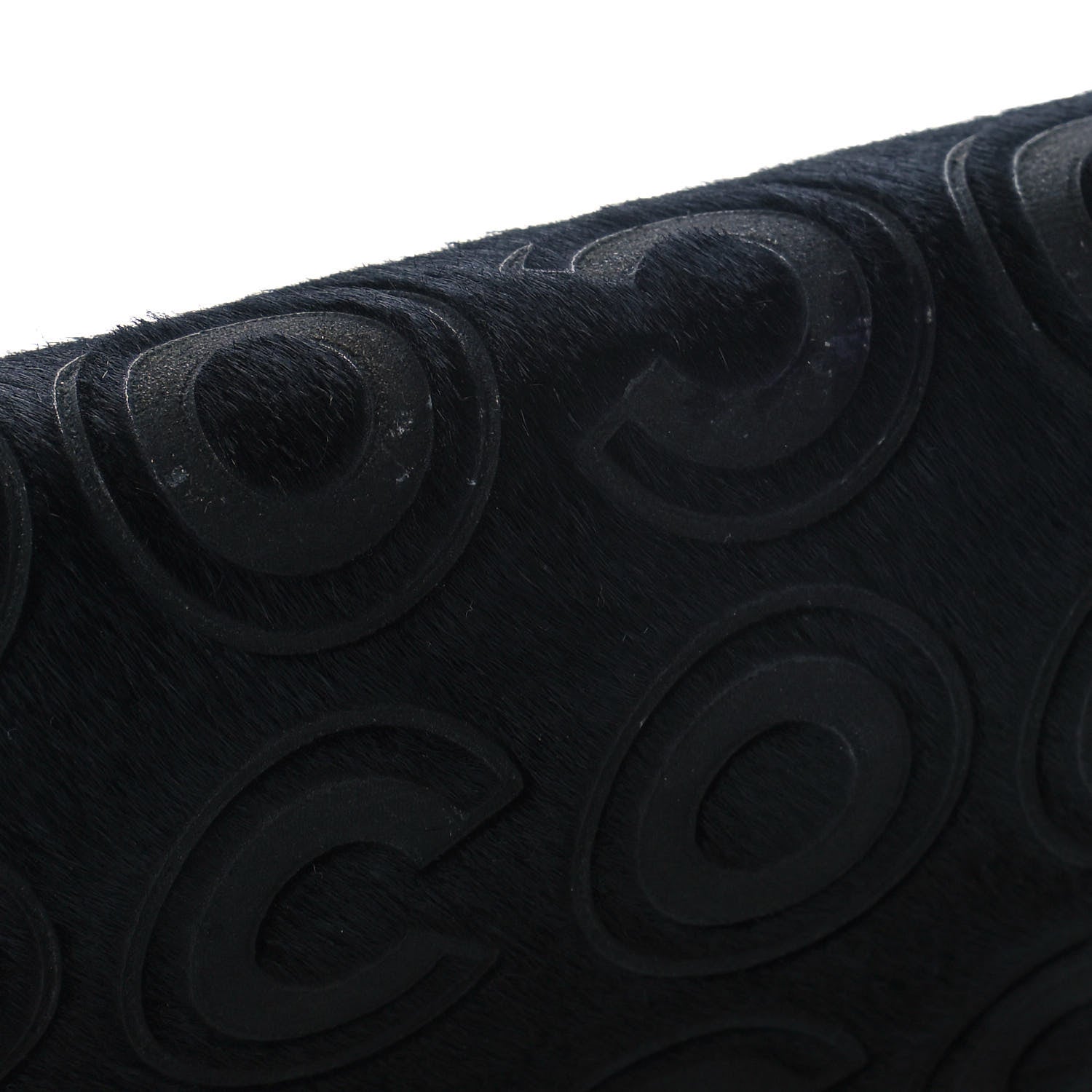 Chanel Pony Hair CocoDouble East West Flap Black Rose 14 of 15