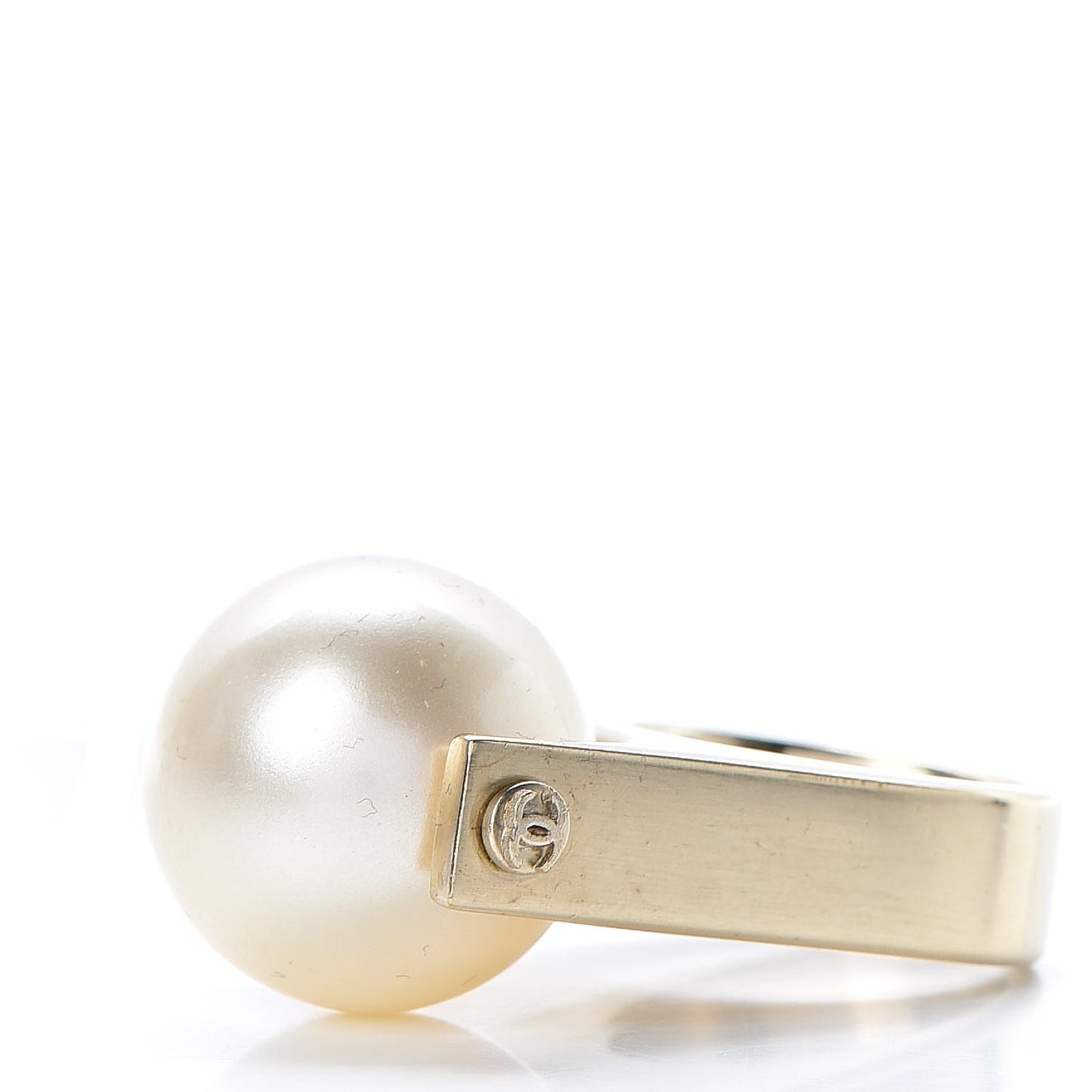 Pearl CC Ring 7 Gold
