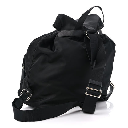 Prada Tessuto Nylon Saffiano Medium Backpack Black 3 of 11