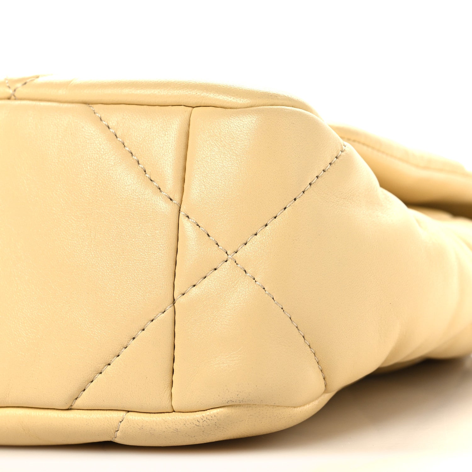 Chanel Lambskin Quilted Medium Chanel 19 Flap Yellow 1877580