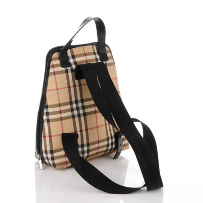 Burberry Canvas House Check Backpack 3 of 8