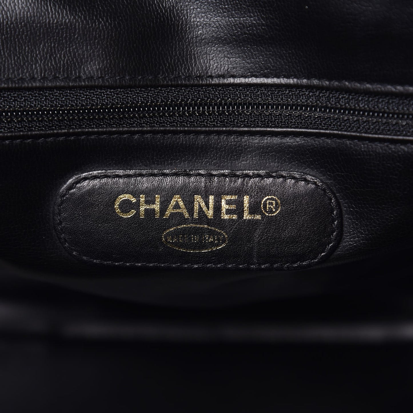 Calfskin Stitched Duffel Bag Black