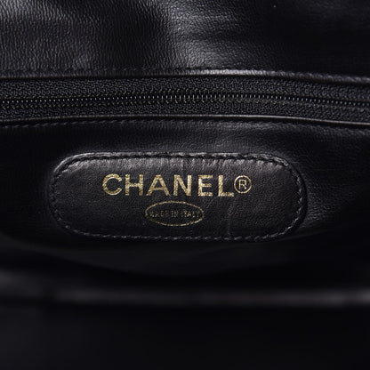 Chanel Calfskin Stitched Duffel Bag Black 6 of 14