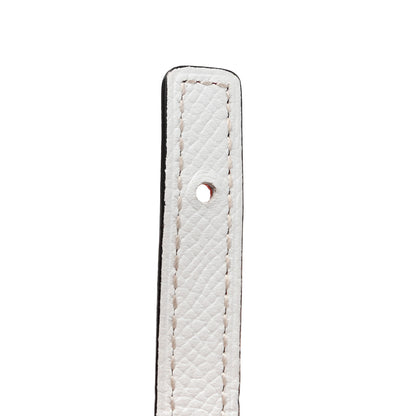 Hermes Swift Epsom 13mm Belt Strap 80 Capucine White 8 of 8