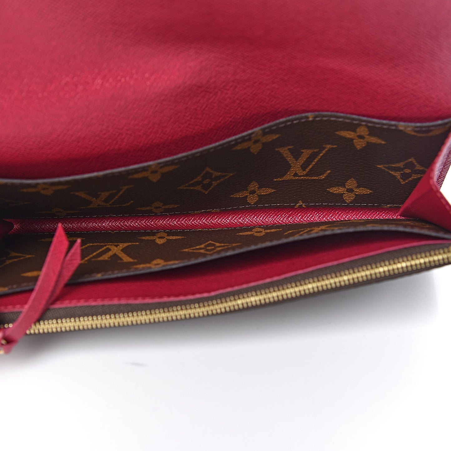 Monogram Emilie Wallet Fuchsia