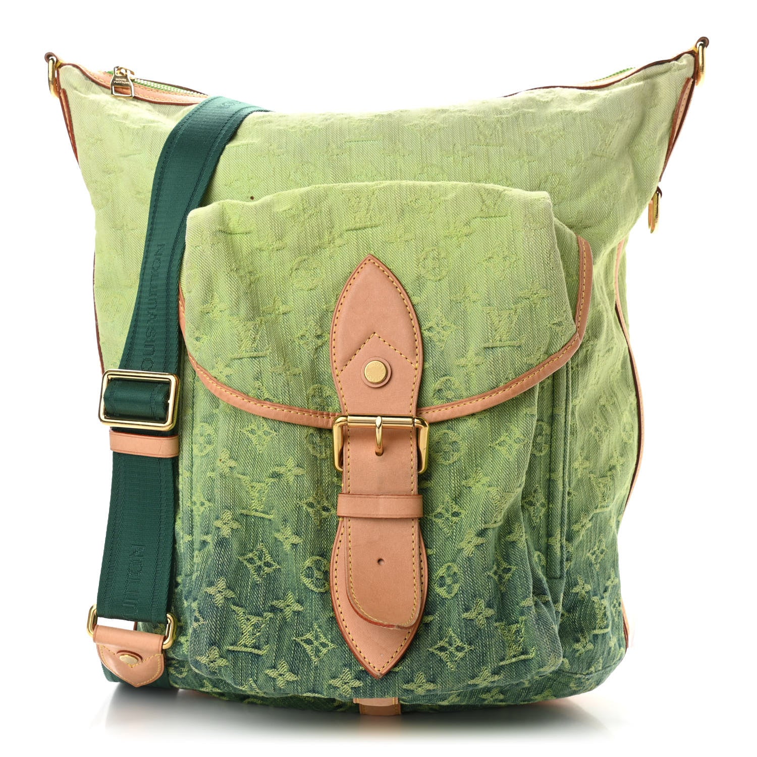 Louis Vuitton Denim Sunburst PM Messenger Vert 1 of 14