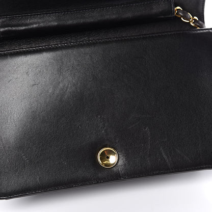 Chanel Lambskin Quilted Small Single Flap Bag Black 10 of 14