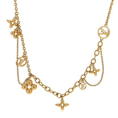 Louis Vuitton Metal Blooming Supple Necklace Gold 4 of 7