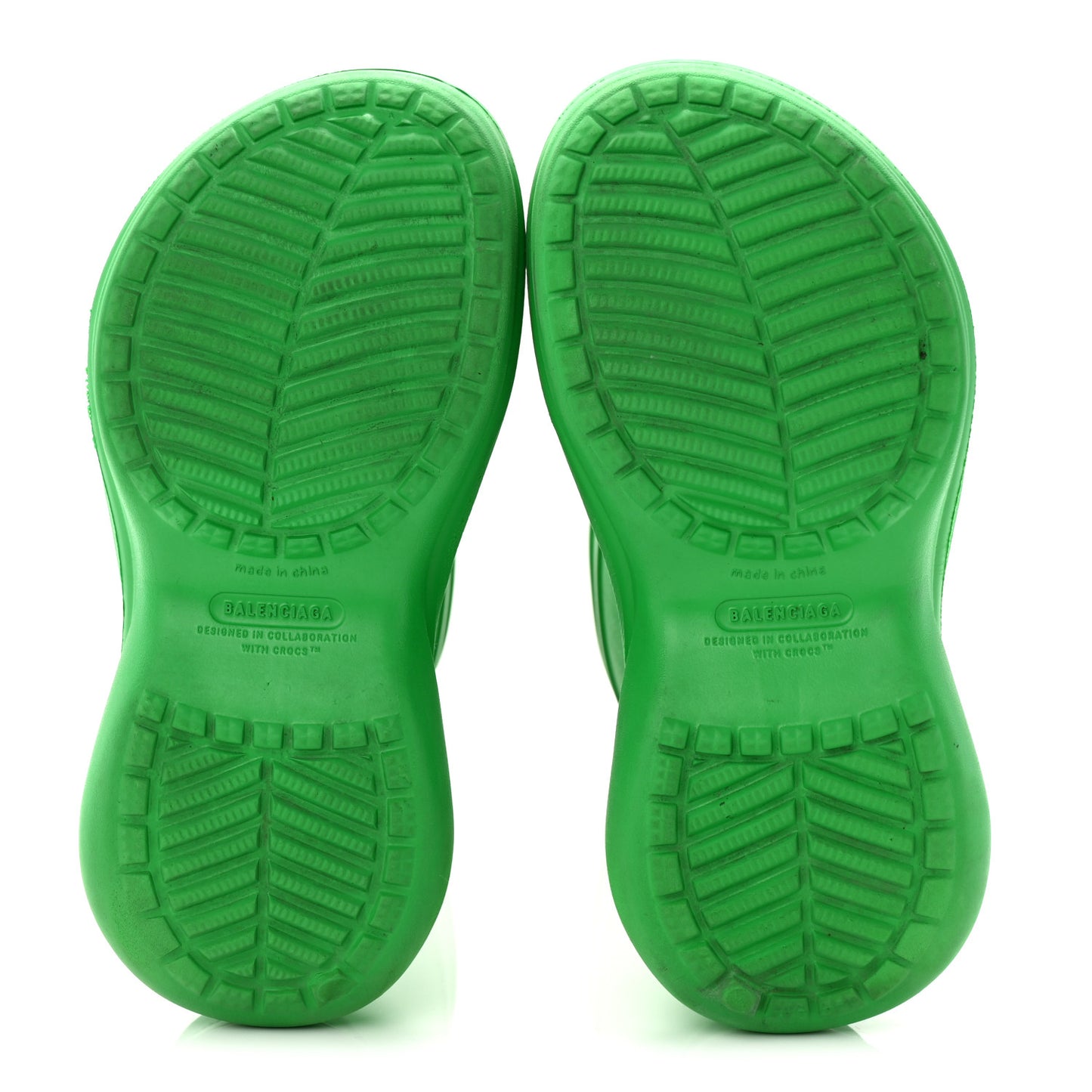 X CROCS Rubber Womens Rain Boots 36 Grass Green