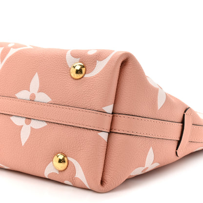 Louis Vuitton Empreinte Monogram Giant Carryall PM Trianon Pink Cream 8 of 10