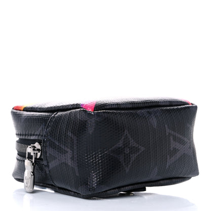 Louis Vuitton Monogram Eclipse Rainbow Box Pouch Bag Charm Key Ring 4 of 7