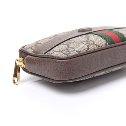 Gucci GG Supreme Monogram Ophidia Belted iPhone Case 85 34 Dark Brown 5 of 8