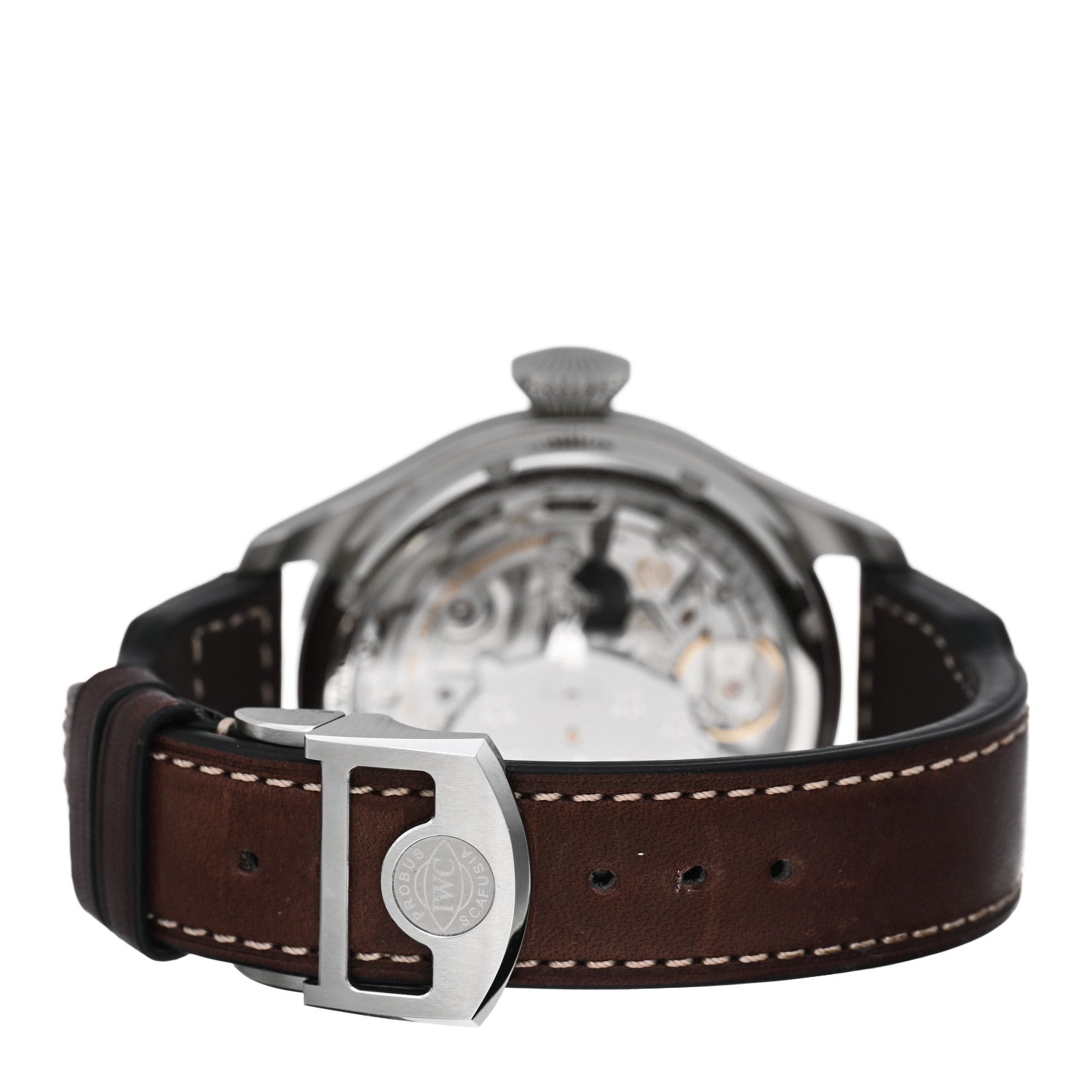 IWC Stainless Steel Calfskin 46mm Big Pilot's Annual Calendar “Le Petit Prince” Automatic Watch Blue IW502710 3 of 5