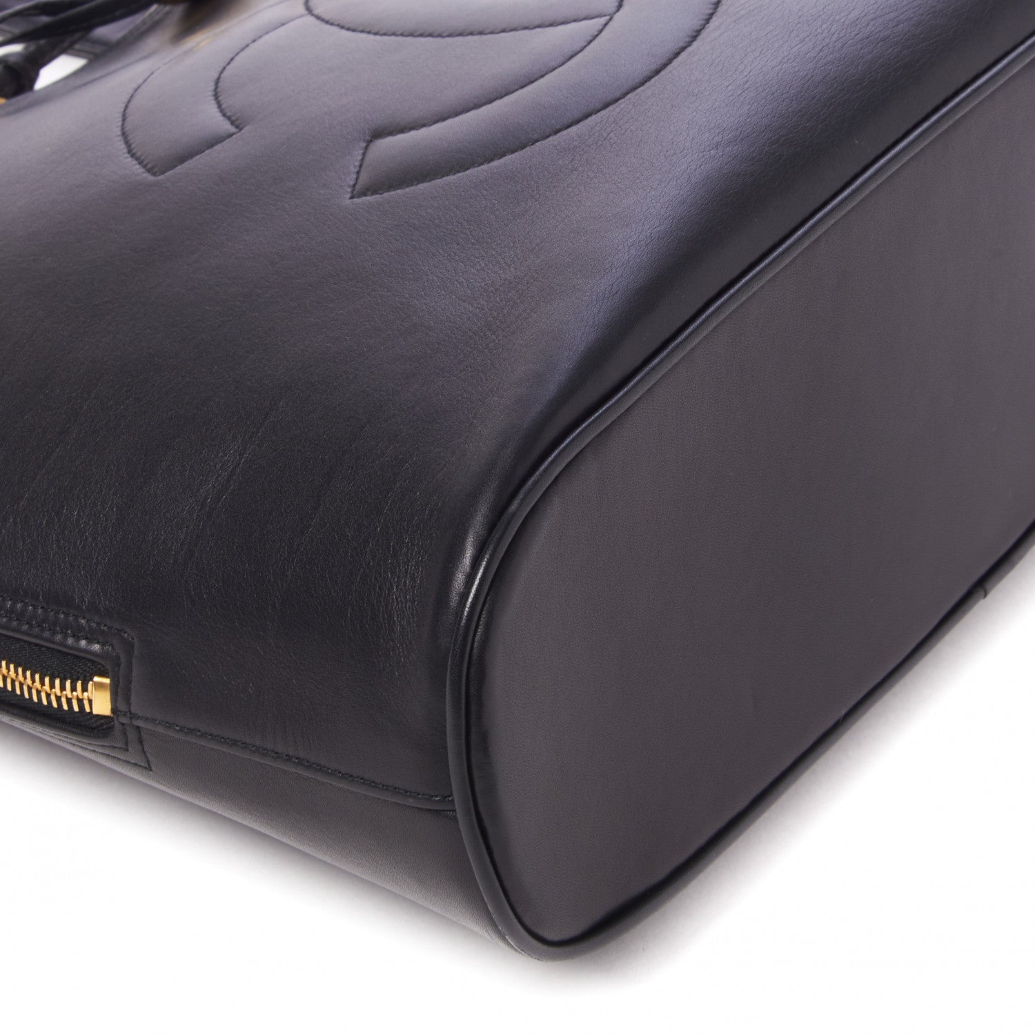 Chanel Lambskin CC Shoulder Bag Black 5 of 9
