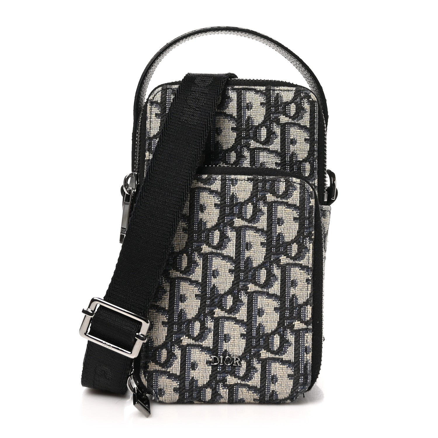 Christian Dior Oblique Micro Rider Pouch Blue 1 of 11